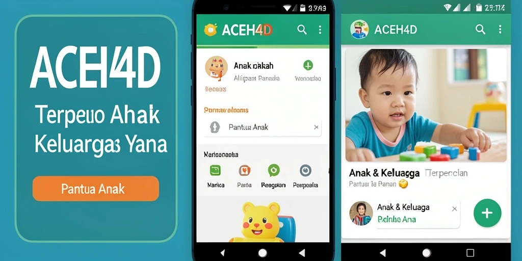 Antarmuka ACEH4D yang ramah pengguna untuk Pantau Anak.