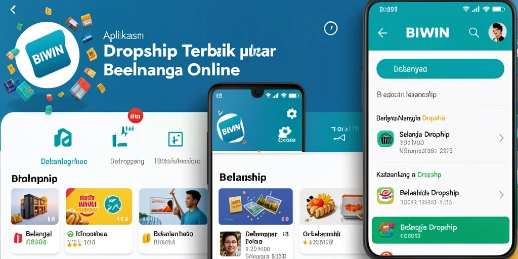 Tampilan antarmuka BIWIN yang intuitif dan menarik untuk pengguna.