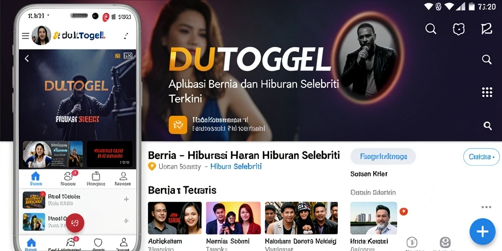 Tampilan antarmuka DULTOGEL yang menarik dan informatif.