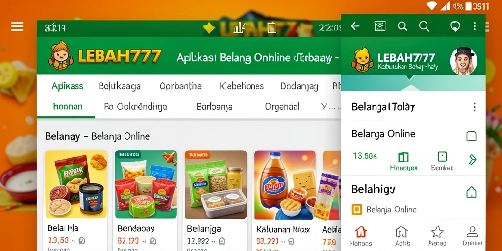 Tampilan antarmuka aplikasi LEBAH777 yang menarik dan fungsional.