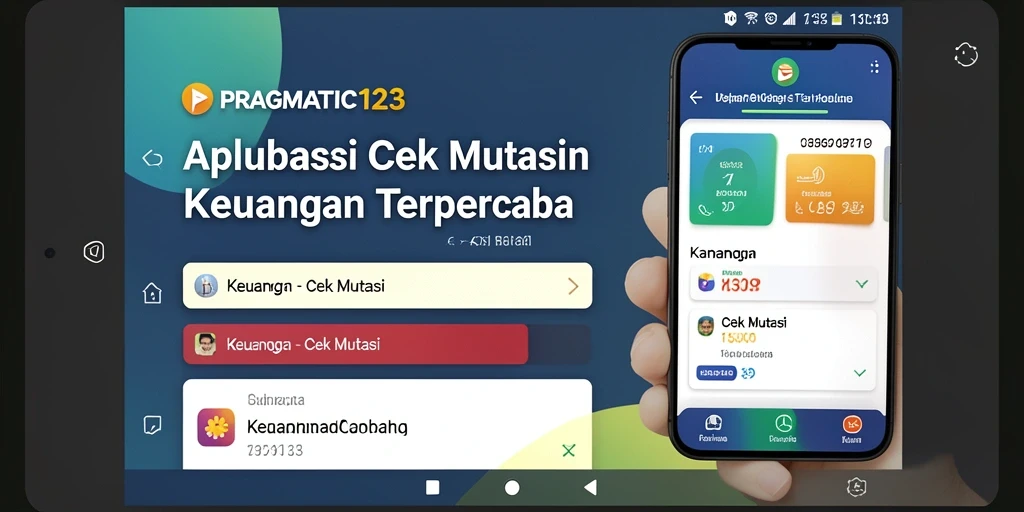 Tampilan antarmuka aplikasi PRAGMATIC123 dengan fitur Cek Mutasi.