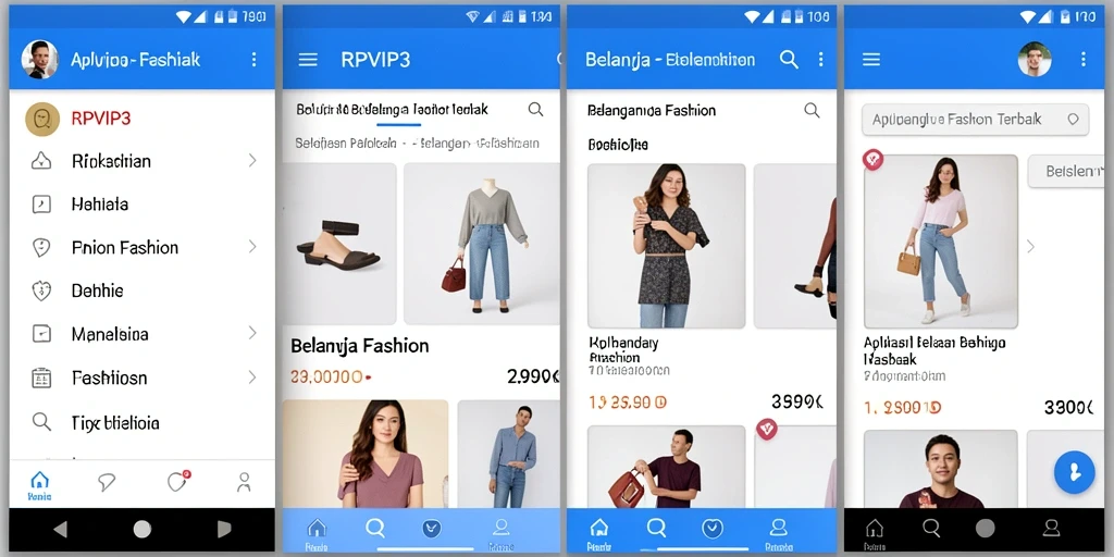 Antarmuka utama RPVIP3 yang menarik dan fungsional.